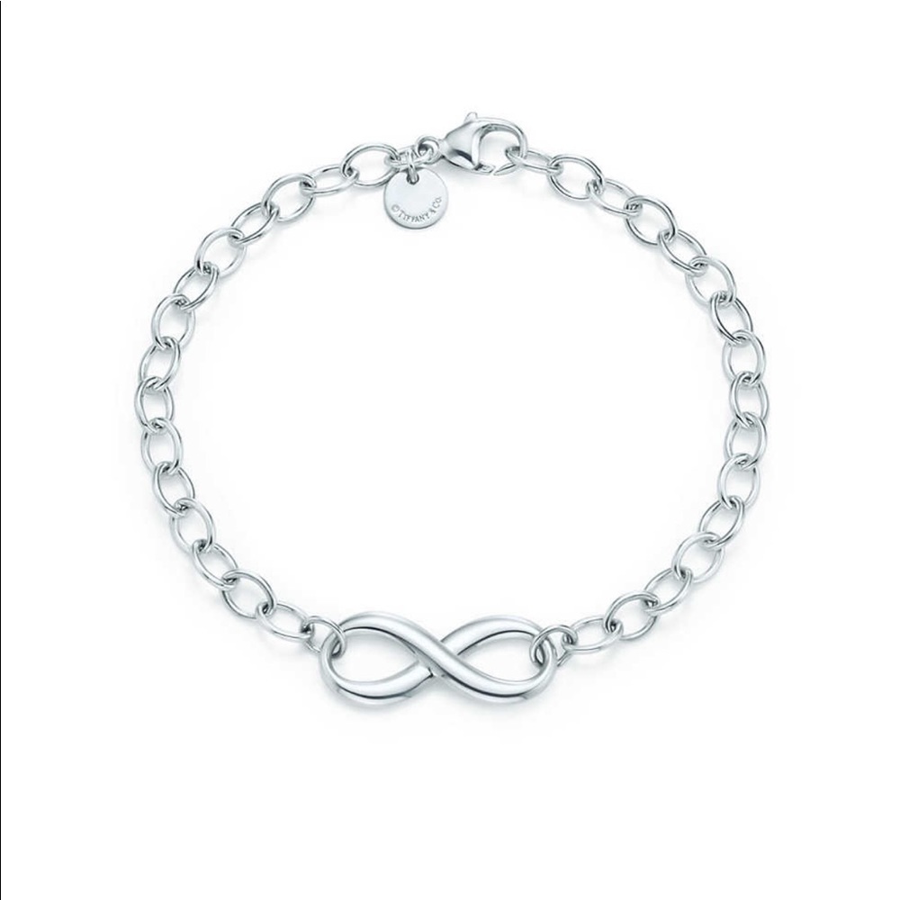 Tiffany and co infinity link bracelet